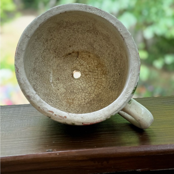 Vintage Pottery Ceramic Hand-painted  Vase Planter - Picture 10 of 11